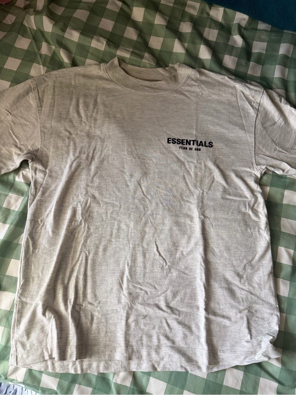 Fear of God Essentials Crewneck T-Shirt in Light Gray